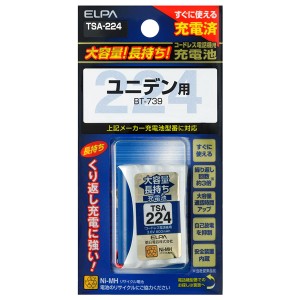 ELPA [TSA-224] 大容量長持ち充電池