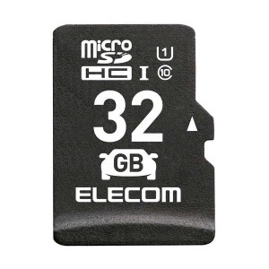 ELECOM [MF-DRMR032GU11] microSDHCカード/車載用/高耐久/UHS-I/32GB