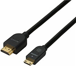 SONY(VAIO) [DLC-HEM30/B] HIGH SPEED HDMI ミニタイプケーブル 3m