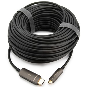 KRAMER [CLS-AOCU/CH-33] USB-C - HDMI 4Kアクティブ光ファイバーケーブル (10m)