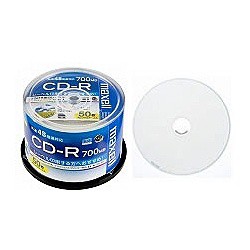 Maxell [CDR700S.WP.50SP] データ用CD-R 700MB 48倍速対応 50枚スピンドルケース プリンタブル