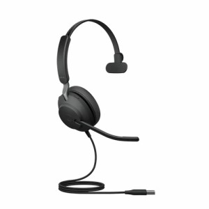 GNオーディオ [24189-889-999] Jabra USBヘッドセット USB-A 片耳 UC認定「Jabra Evolve2 40 SE USB-A UC Mono」