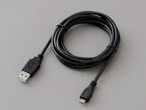 アイリスオーヤマ [MC20A20MB] microUSBケーブル 1.5m