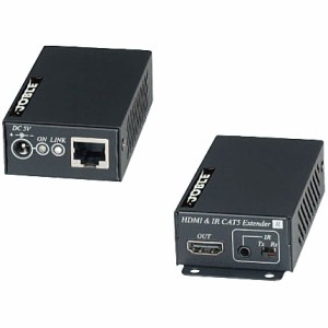 ジョブル [HE02EI] HDMI・赤外線CAT5e長距離伝送器