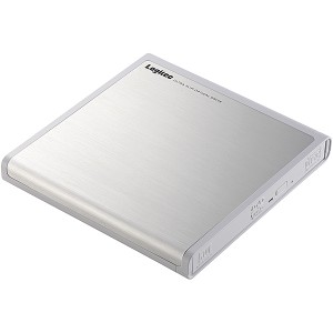 Logitec [LDR-PMJ8U2LWH] ポータブルDVDドライブ/USB2.0/ホワイト