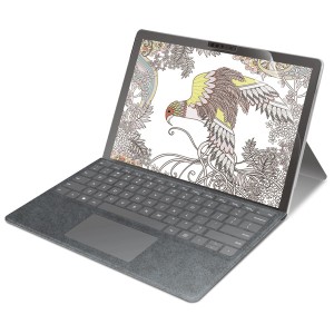 ELECOM [TB-MSG20FLAPLL] Surface Go 2用保護フィルム/紙心地/反射防止/ケント紙タイプ