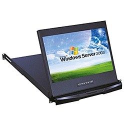 オースチンヒューズエレクトロニクス [RP-W119] 1U ラックマウント ワイド19インチ TFT LCD モニター、ドロアー