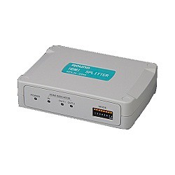 ラウンド [SPLH-200] HDMI2分配器(1入力2出力、DVI-D対応、業務用)