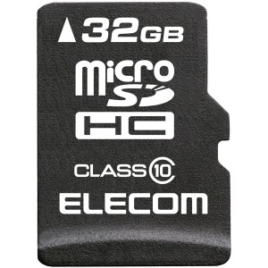 ELECOM [MF-MSD032GC10R] MicroSDHCカード/データ復旧サービス付/Class10/32GB