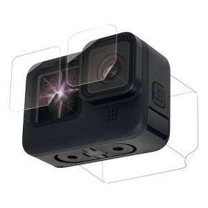 ELECOM [AC-GP9BFLPAFFG] アクションカメラ用アクセサリ/液晶保護フィルム/GoPro HERO9 Black/超親水/衝撃吸収/防指紋/光沢