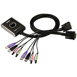 ATEN [CS682] DVI/オーディオ対応 2ポートUSB KVMPスイッチ