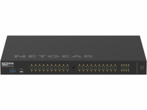 NETGEAR [GSM4248PX-100AJS] ProAV向けPoE+対応 (960W) 1Gポート×40 SFP+スロット×8 フルマネージスイッチ