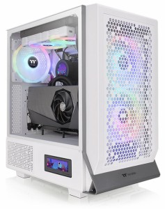 Thermaltake [CA-1Y2-00M6WN-00] ミドルタワーPCケース Ceres 300 TG ARGB Snow