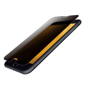 ELECOM [PM-A22SFLGGPF] iPhone SE 第3世代/SE 第2世代/8/7/6s/6用ガラスフィルム/0.33mm/のぞき見防止