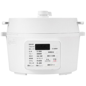 アイリスオーヤマ [PC-MA4-W] 電気圧力鍋 4.0L ホワイト [PSE認証済]
