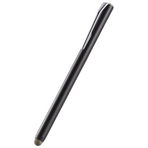 ELECOM [P-TPSTBBK] スマートフォン・タブレット用タッチペン/磁気吸着/導電繊維タイプ/ブラック