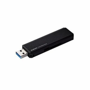 ELECOM [ESD-EWA1000GBK] 外付けSSD/USB3.2(Gen1)対応/スライド式/Type-C&Type-A両対応/1TB/ブラック