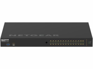 NETGEAR [GSM4230PX-100AJS] ProAV向けPoE+対応 (480W) 1Gポート×26 SFP+スロット×4 フルマネージスイッチ