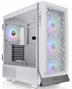 Thermaltake [CA-1X5-00M6WN-00] ミドルタワー型PCケース Ceres 500 TG ARGB Snow Edition