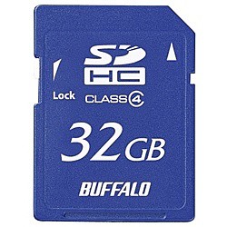 バッファロー [RSDC-S32GC4B] Class4 SDHCカード 32GB