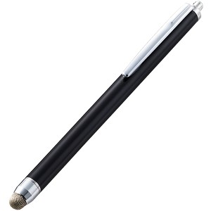 ELECOM [P-TPS03BK] スマートフォン・タブレット用タッチペン/導電繊維タイプ/ブラック