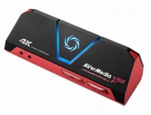 AVerMedia [AVT-C878 PLUS] 外付けキャプチャーボックス Live Gamer Portable 2 PLUS 単体録画対応 4K/60fpsパススルー対応 USB2.0接続