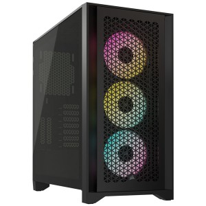 コルセア(メモリ) [CC-9011240-WW] ミドルタワー型PCケース iCUE 4000D RGB Airflow Tempered Glass Mid-Tower Black