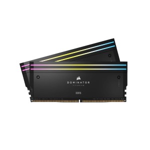 コルセア(メモリ) [CMP64GX5M2B6000C30] DDR5 6000MT/s 64GB(32GBx2) UDIMM 30-36-36-76 XMP 3.0 DOMINATOR TITANIUM Black RGB LED 1…