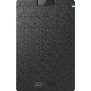 バッファロー [HD-PCG500U3-BA] ミニステーション USB3.1(Gen.1)対応 ポータブルHDD スタンダードモデル ブラック 500GB