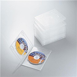 ELECOM [CCD-DVD06CR] DVDトールケース