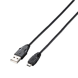 ELECOM [MPA-AMB10BK] Micro-USBケーブル/A-MicroB/1m/ブラック