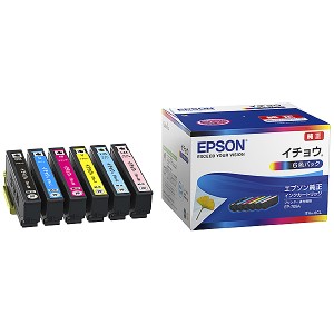 EPSON [ITH-6CL] カラリオプリンター用 インクカートリッジ/イチョウ(6色パック)