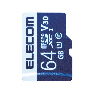 ELECOM [MF-MS064GU13V3R] Nintendo Switch対応メモリカード/MicroSDXCカード/データ復旧サービス付/ビデオスピードクラス対応/UHS-I …