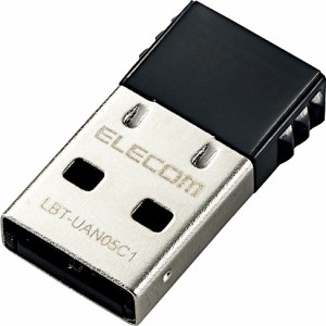 ELECOM [LBT-UAN05C1] Bluetooth USBアダプタ/PC用/小型/Ver4.0/Class1/for Win10/ブラック