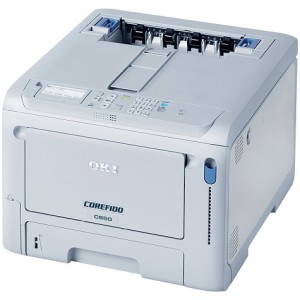 OKI [C650DNW] 【5年間無償保証/メンテナンス品無償提供】A4カラーLEDプリンタ ハイスペックコンパクトモデル