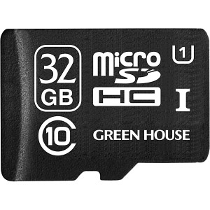 GREEN HOUSE [GH-SDMRHC10UDA-32G] microSDHCカード 32GB UHS-I クラス10 +データ復旧サービス
