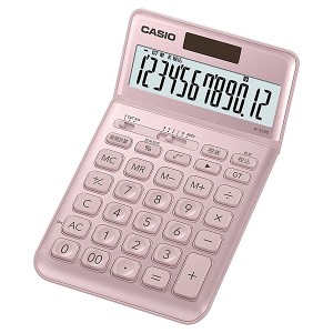 CASIO [JF-S200-PK-N] スタイリッシュ電卓 ジャストタイプ ライトピンク
