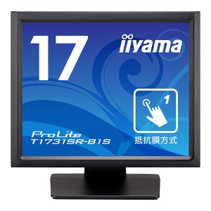 iiyama [T1731SR-B1S] タッチパネル液晶ディスプレイ 17型 / 1280x1024 / D-sub、HDMI、DisplayPort / ブラック / スピーカー:あり / …