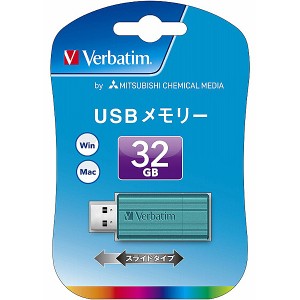 Verbatim [USBP32GVB1] USBフラッシュメモリ 32GB ブルー
