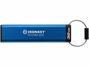 キングストン [IKKP200/32GB] KINGSTON IRONKEY KEYPAD 200 USB 3.2 Gen 1 32GB