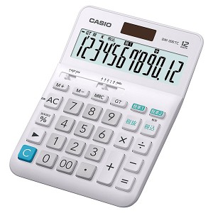 CASIO [DW-200TC-N] W税率電卓 デスクタイプ 12桁