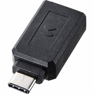 サンワサプライ [AD-USB28CAF] Type-C USB A変換アダプタ(ブラック)