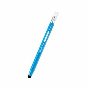ELECOM [P-TPENCEBU] スマートフォン・タブレット用タッチペン/六角鉛筆型/ストラップホール付き/超感度タイプ/ペン先交換可能/ブルー