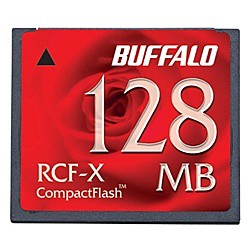 バッファロー [RCF-X128MY] コンパクトフラッシュ ハイコストパフォーマンスモデル 128MB