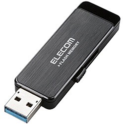 ELECOM [MF-ENU3A08GBK] USBフラッシュ/8GB/ハードウェア暗号化機能/ブラック/USB3.0