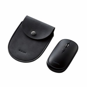 ELECOM [M-TM15BBBK] マウス/Bluetooth/4ボタン/薄型/充電式/3台接続可能/ブラック