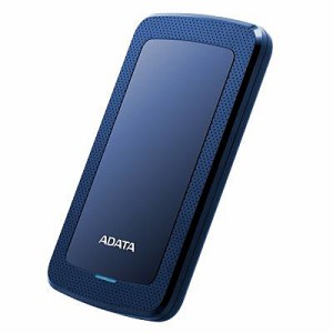 A-DATA Technology [AHV300-1TU31-CBL] 外付けHDD HV300 1TB ポータブル USB3.2 Gen1対応 ブルー スリムタイプ /3年保証