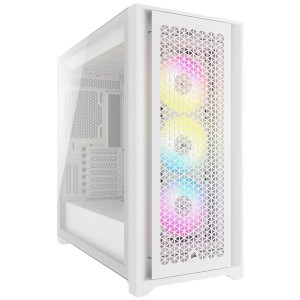 コルセア(メモリ) [CC-9011243-WW] ミドルタワー型PCケース iCUE 5000D RGB Airflow Mid-Tower True White