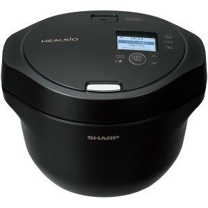 SHARP [KN-HW24G-B] 水なし自動調理鍋 ヘルシオホットクック 無線LAN対応 2.4L プレミアムブラック [PSE認証済]