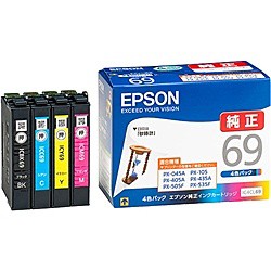 EPSON [IC4CL69] ビジネスインクジェット用 インクカートリッジ(4色パック)